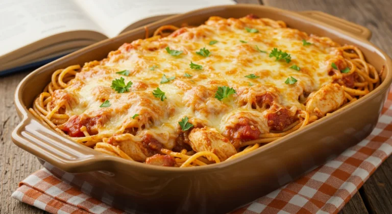 Spicy Southern Cheesy Chicken Spaghetti Casserole Recipe to Savor