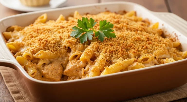 Creamy Cajun Chicken Pasta Bake for an Easy Weeknight Dinner