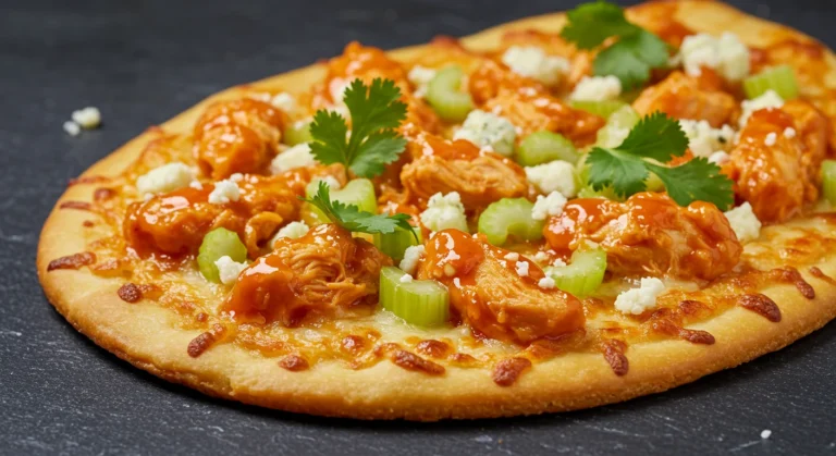 Spicy Honey Buffalo Chicken Flatbread Recipe for Quick Dinners