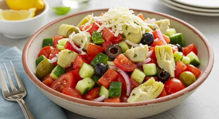Authentic Italian Chopped Salad Recipe with Fresh Ingredients