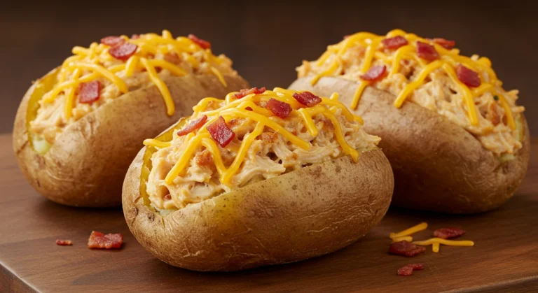 Crack Chicken Stuffed Baked Potatoes for a Comfort Food Fix
