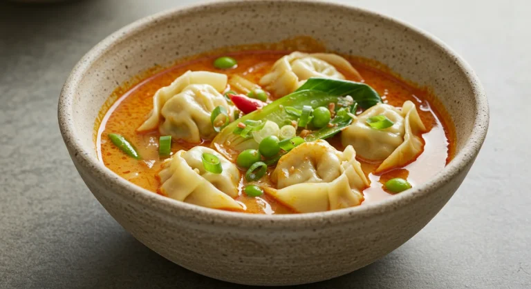 Easy Thai Red Curry Dumpling Soup for a Comforting Meal