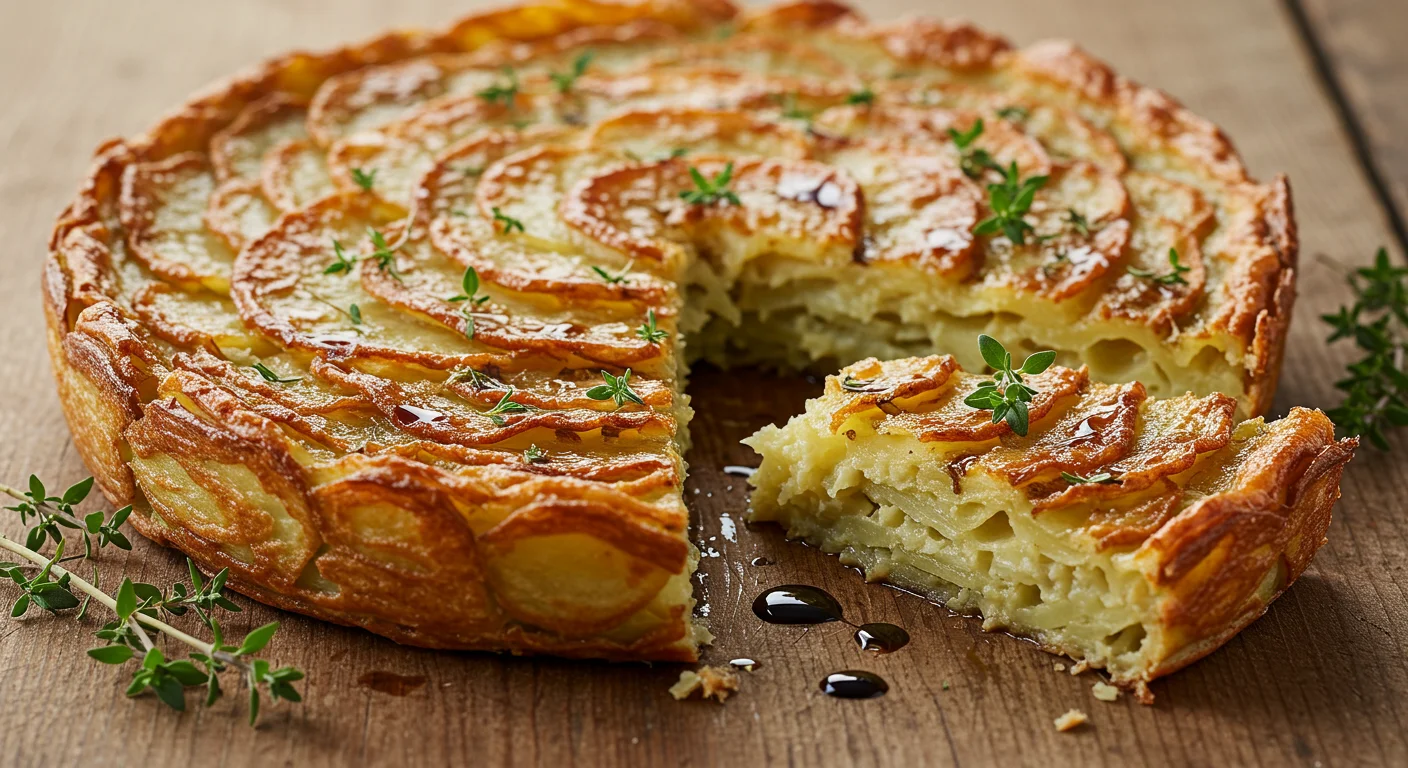 Crispy Balsamic Thyme Potato Torte Recipe for Elegant Sides