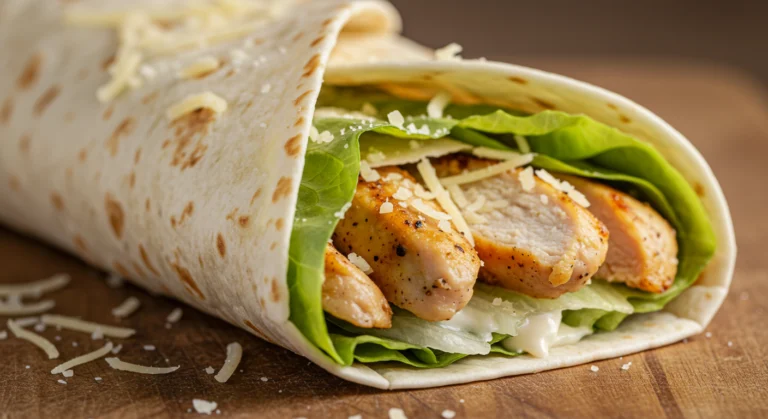 Easy Chicken Caesar Wraps Recipe for Quick and Healthy Meals