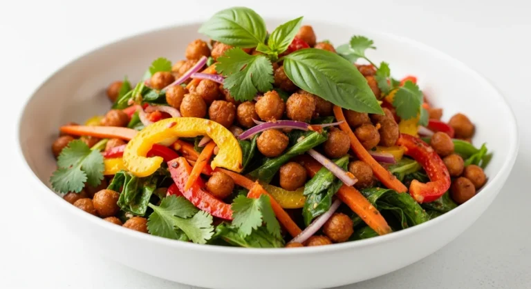 Crunchy Thai Chickpea Salad for a Healthy Flavor Boost