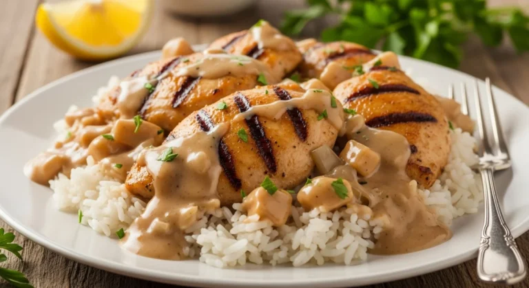 Creamy Smothered Chicken and Rice Recipe for Comfort Food Lovers