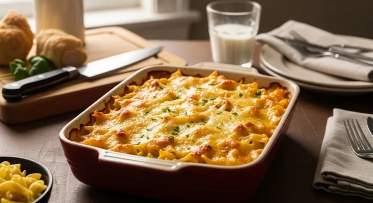 Easy Chicken Noodle Casserole Recipe for a Comforting Family Dinner